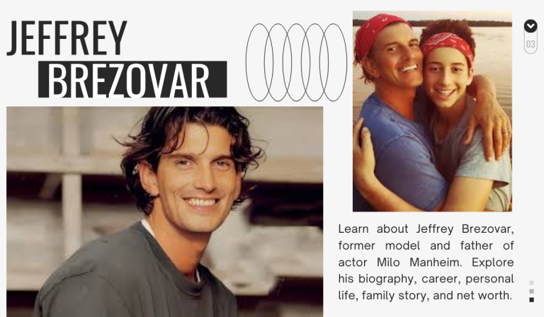 Jeffrey Brezovar: The Life, Career, Family, and Story Behind the Former Model Jeffrey Brezovar